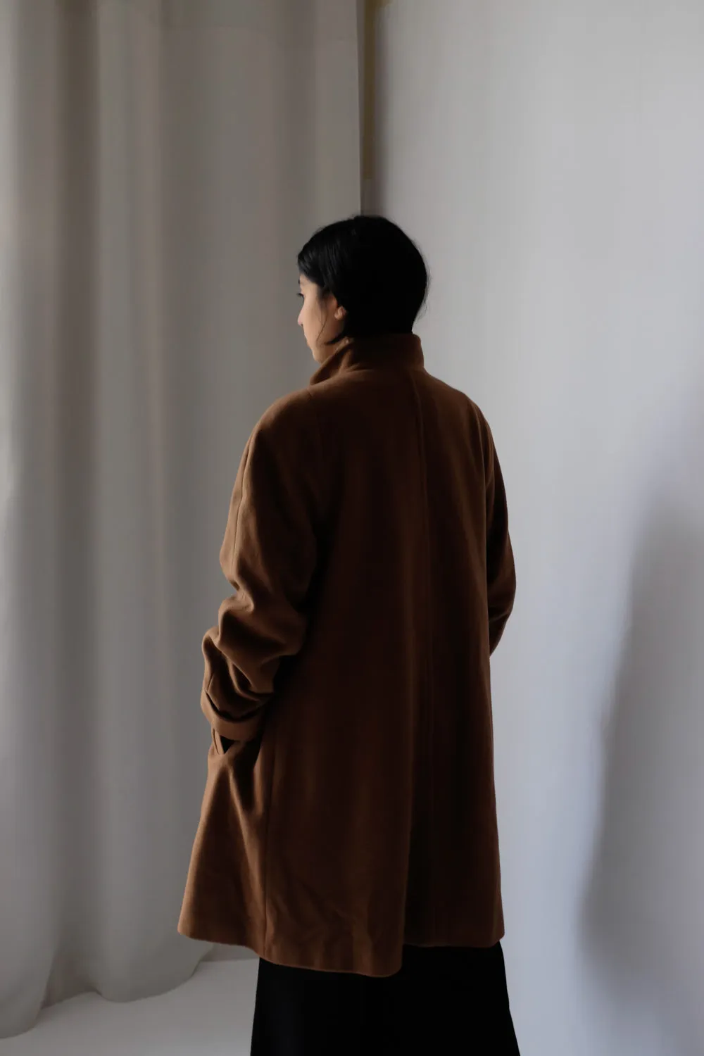 0063_CASHMERE WOOL CAMEL MAC COAT