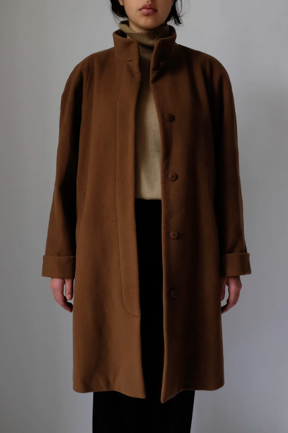 0063_CASHMERE WOOL CAMEL MAC COAT