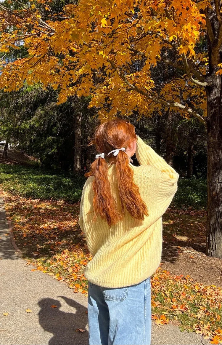 Ace Yellow Oversized Sweater