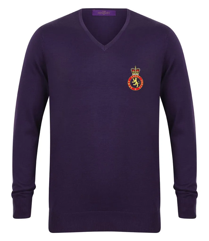 Army Cadet Force Lightweight V Neck Sweater