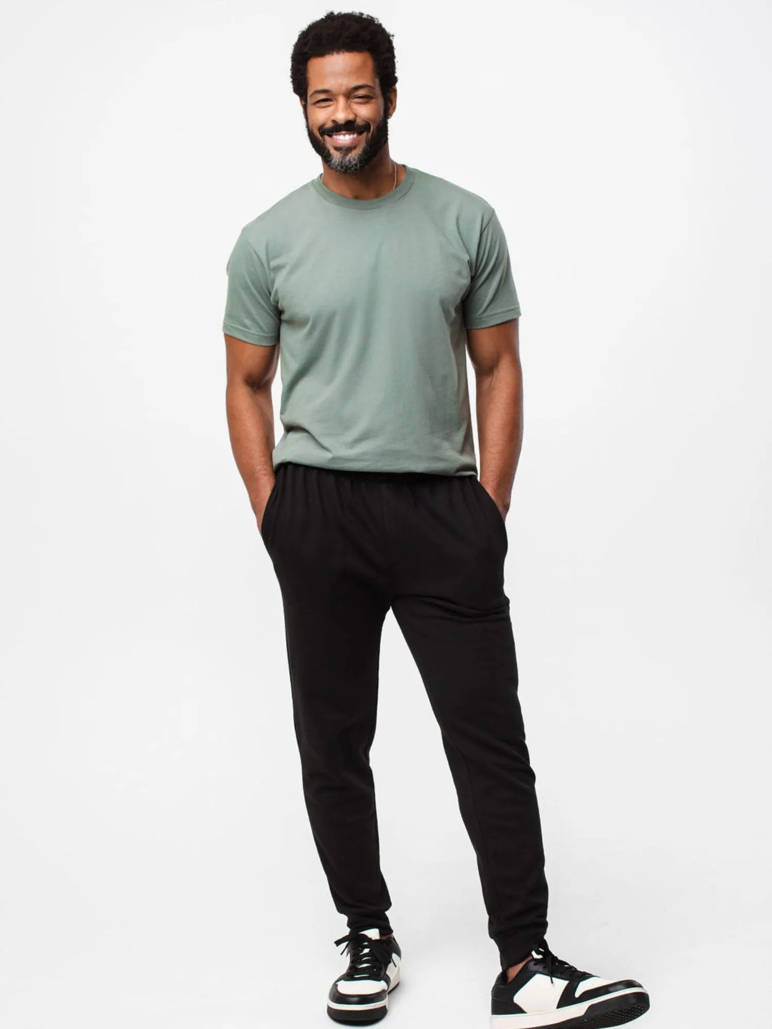 Black   Mercury Green Fleece Sweatpants Foundation 2-Pack FINAL SALE