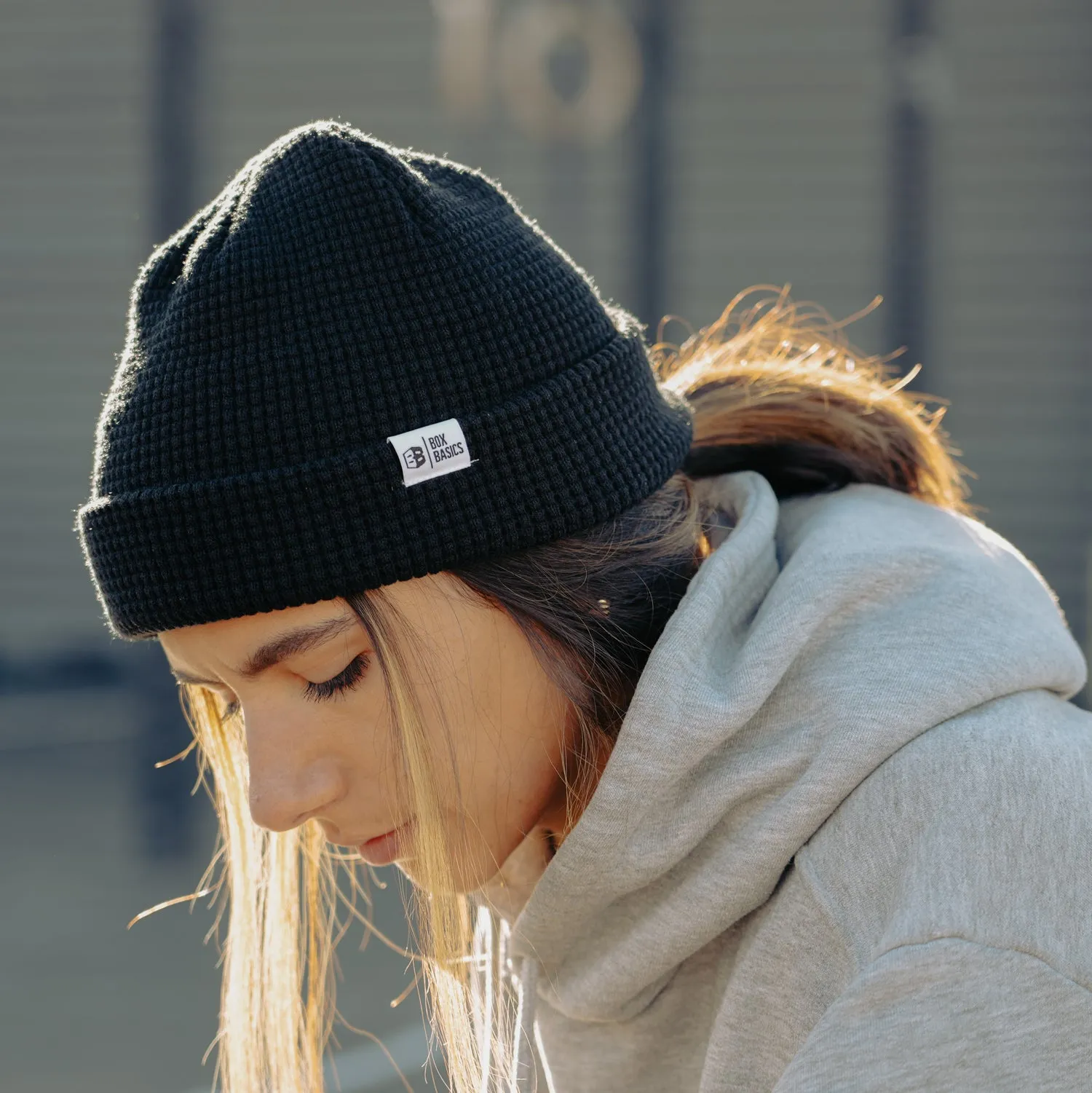 Box Basics Waffle Beanie