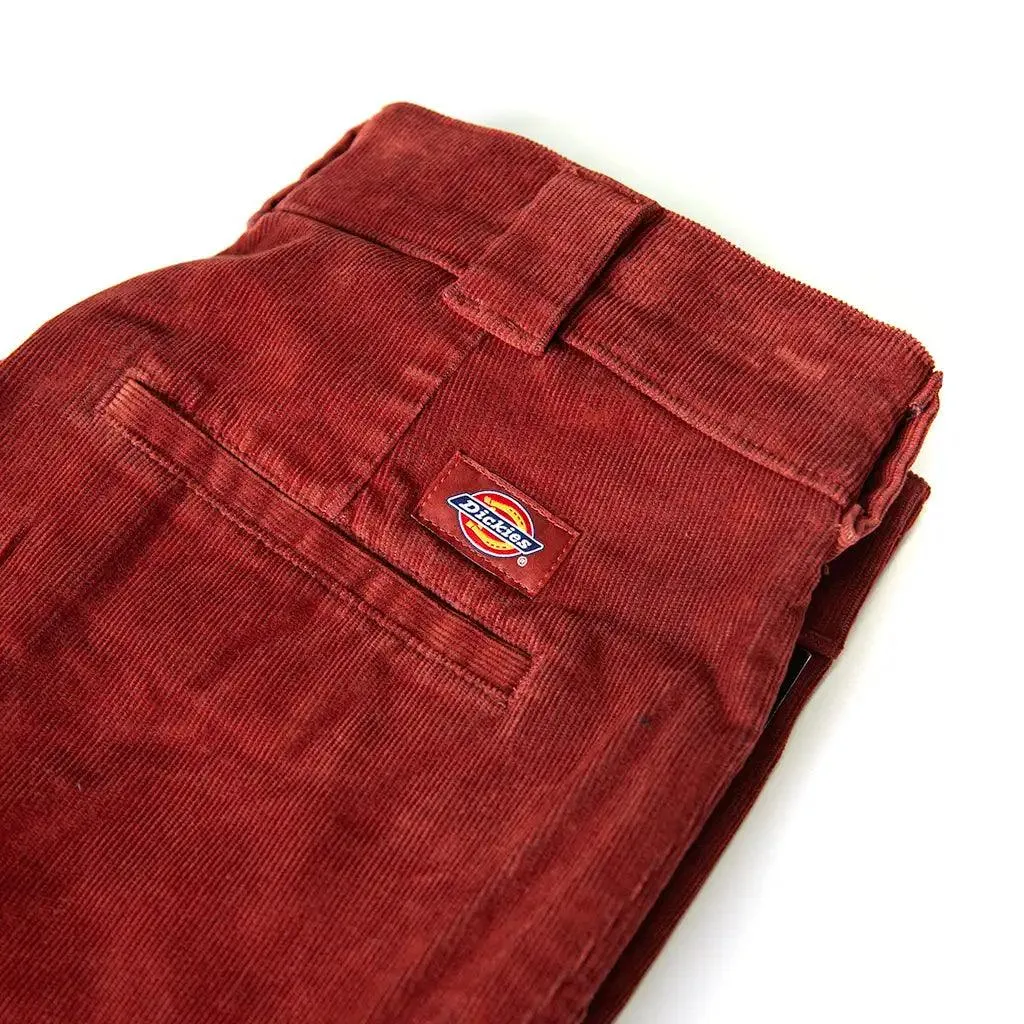 Dickies Flat Front Corduroy Pant Rust