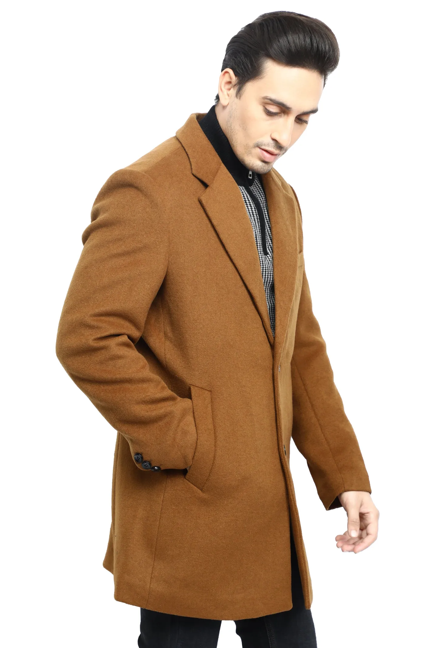 Diner's Men's Long Coat SKU: OA1310-CAMIL