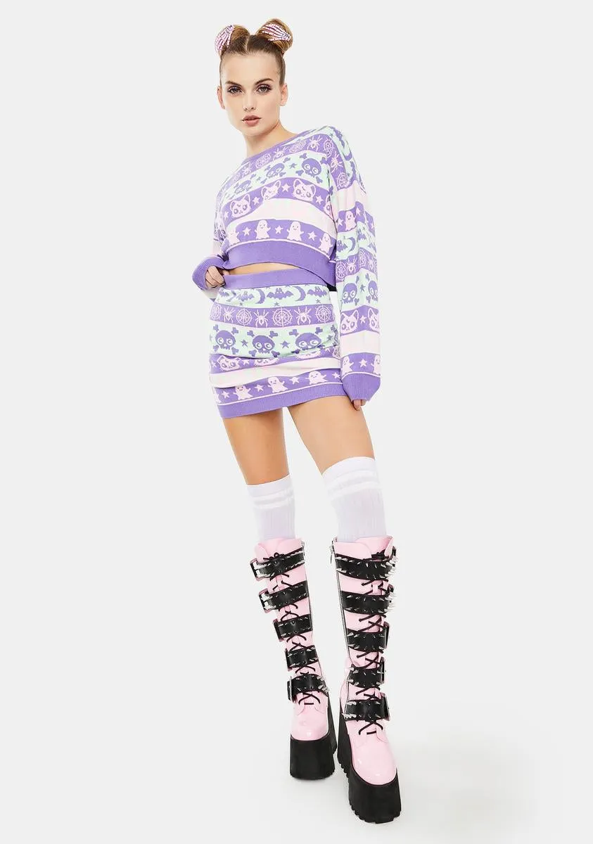 Eclipse Daze Sweater Skirt