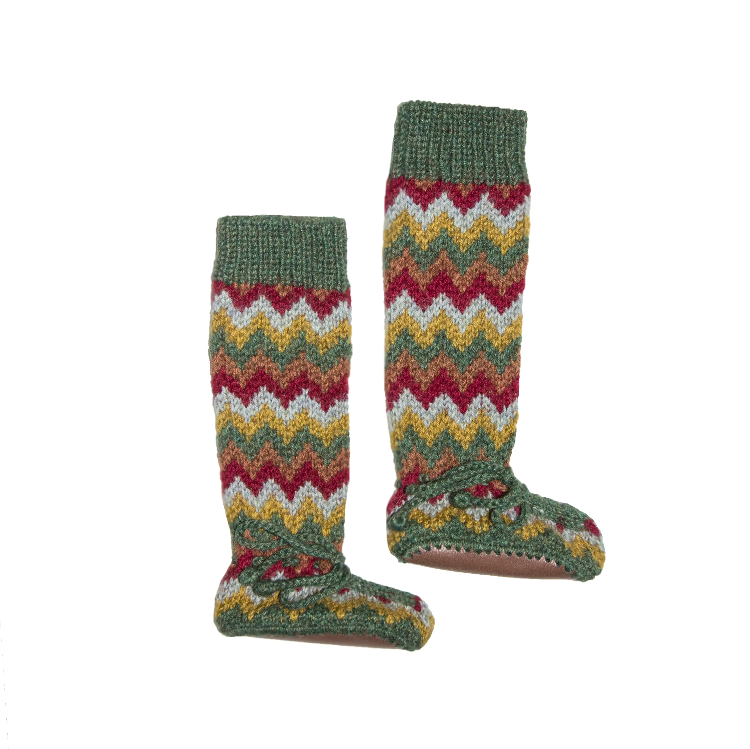 Fair Isle Booties