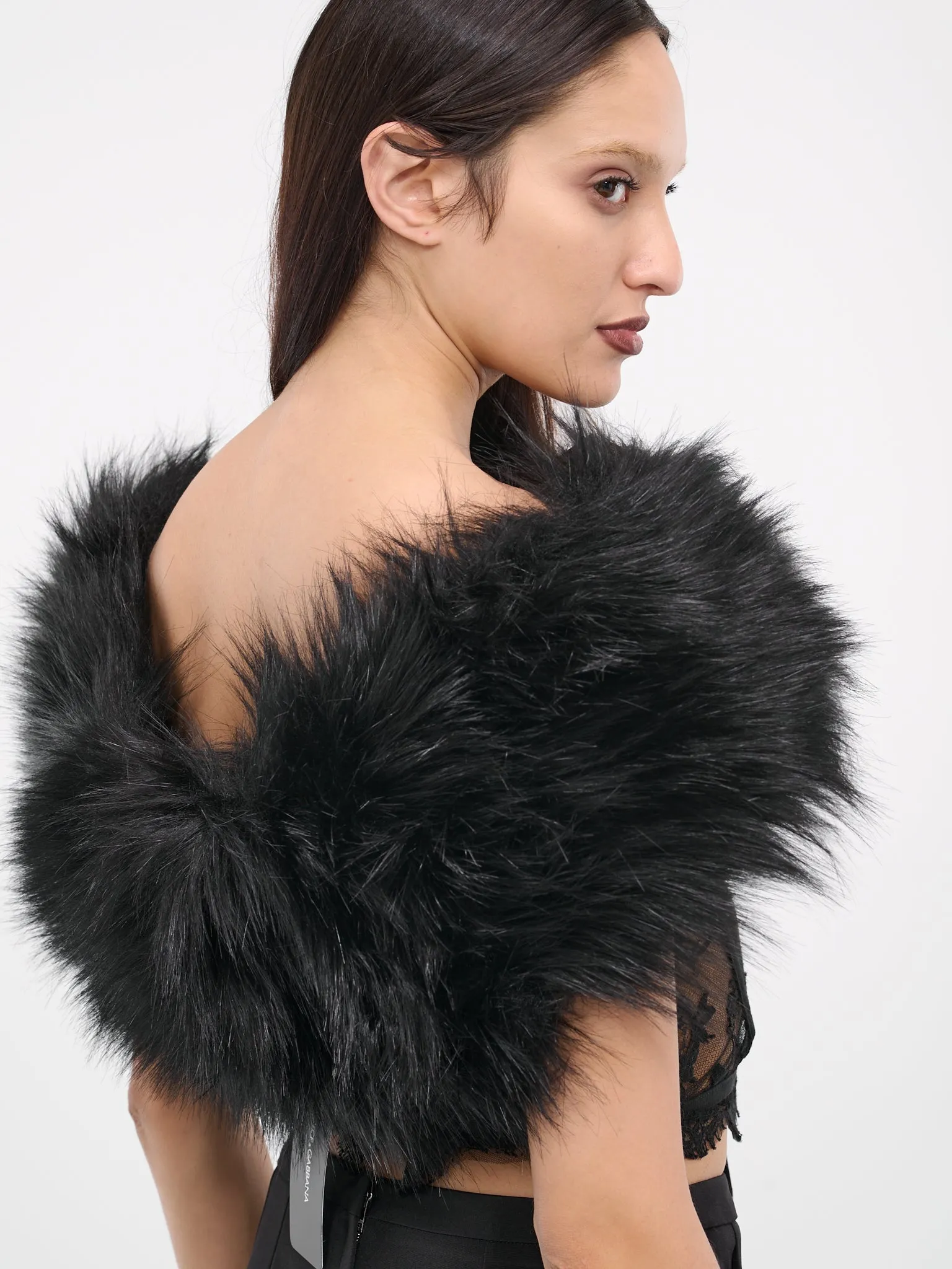 Faux Fur Collar (FS299A-FUPXT-N0000-BLACK)