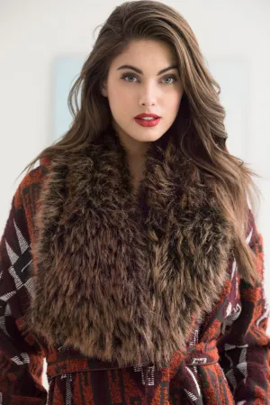 Faux Fur Stole (Knit)