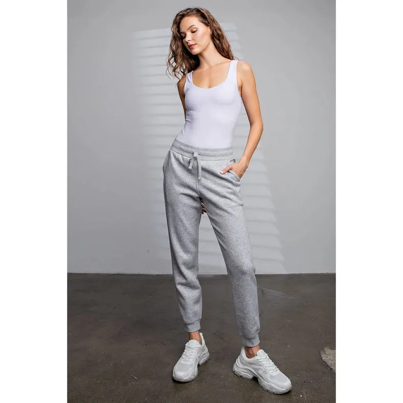 Fleece French Terry Sweatpant Heather Grey