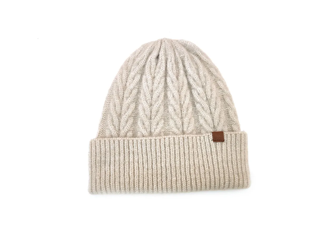 FSBB8659 - Chevron Knit Cuffed Beanie