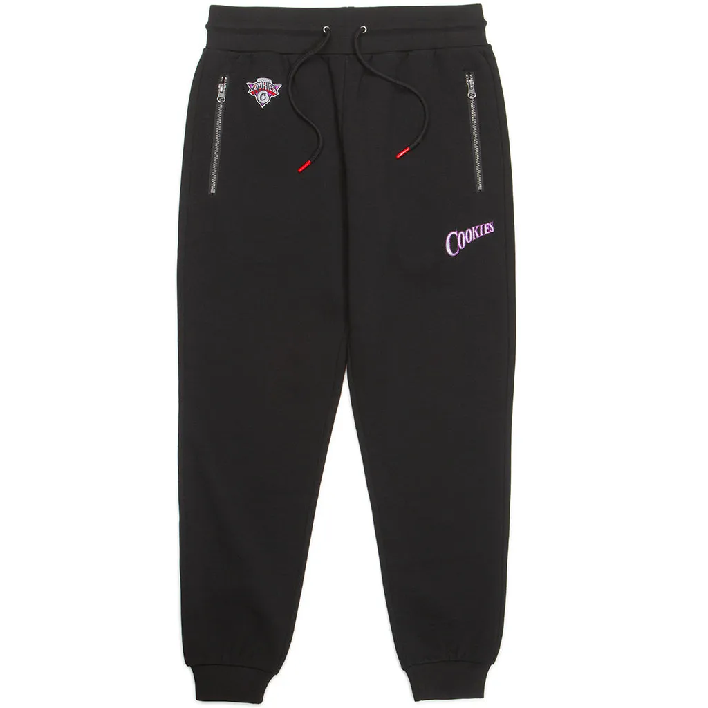 Full Clip Fleece Embroidered Sweatpants