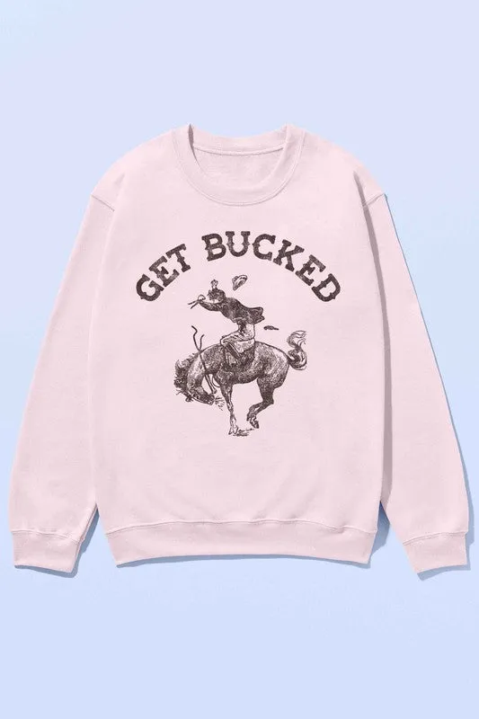 GET BUCKED WESTERN COUNTRY OVERSIZED SWEATSHIRT - Online Exclusive