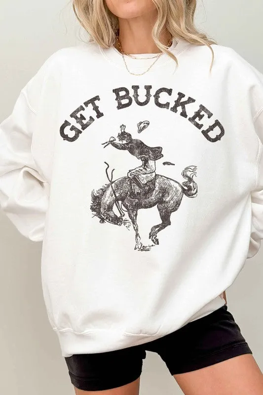 GET BUCKED WESTERN COUNTRY OVERSIZED SWEATSHIRT - Online Exclusive