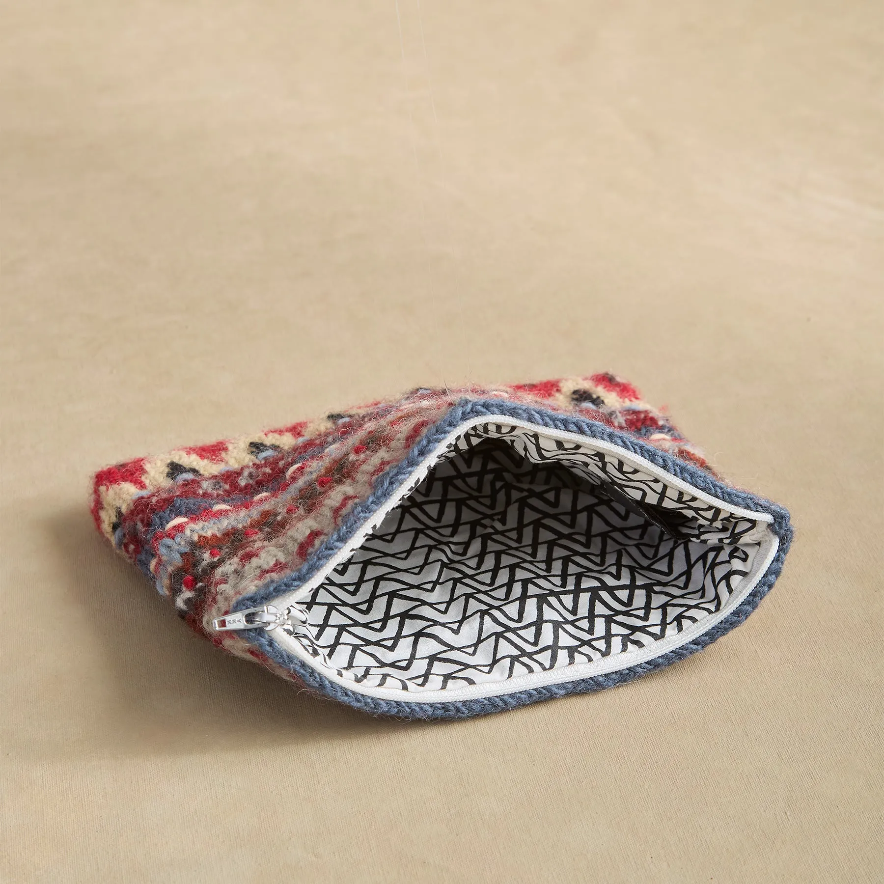 Greta Fair Isle Pouch