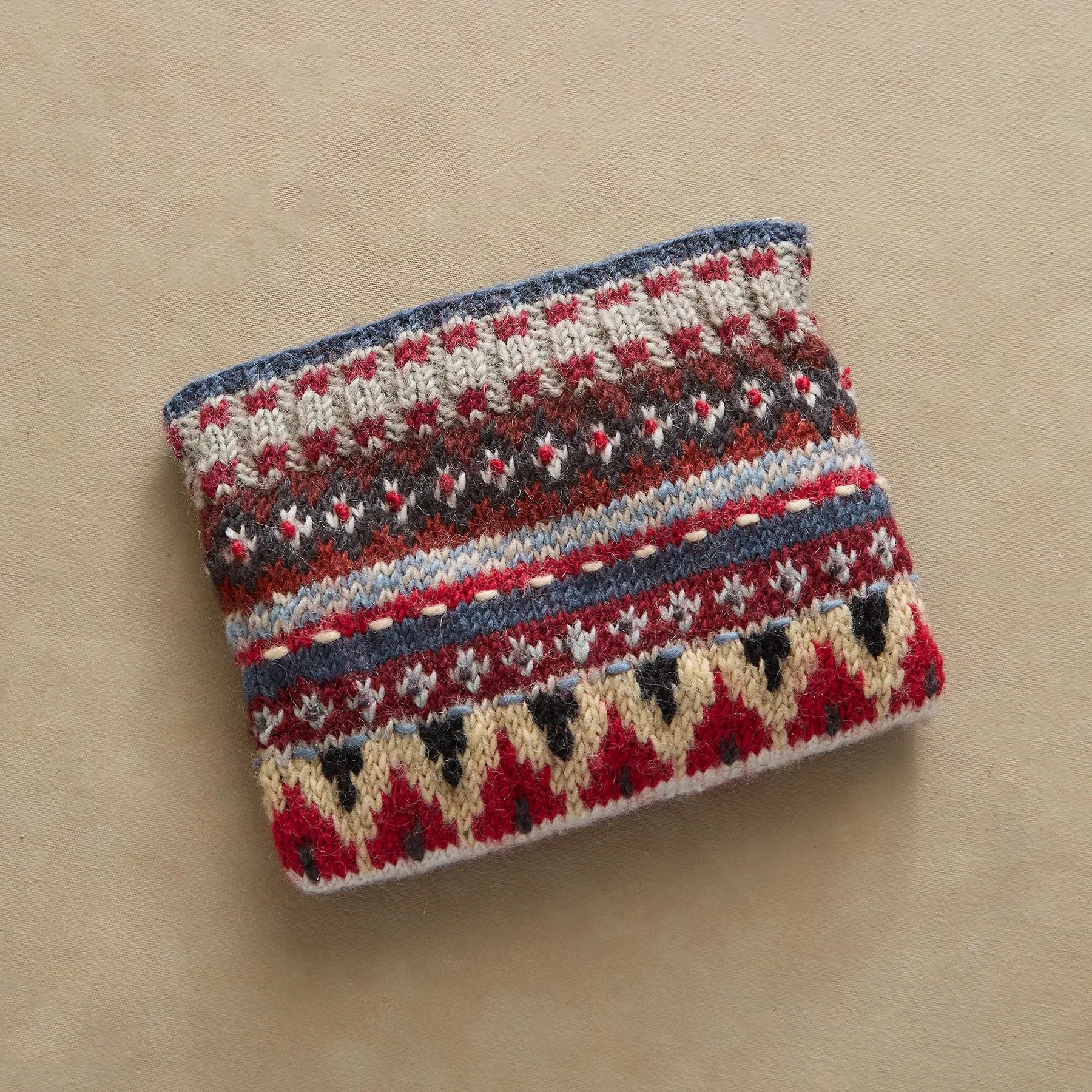 Greta Fair Isle Pouch