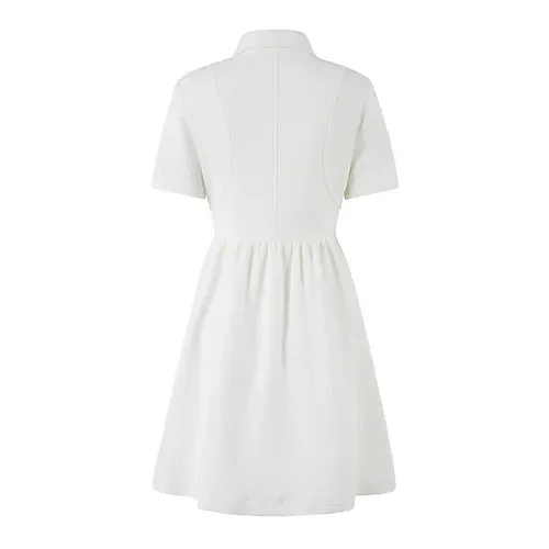 Hèrlian White Polo Knitted Dress