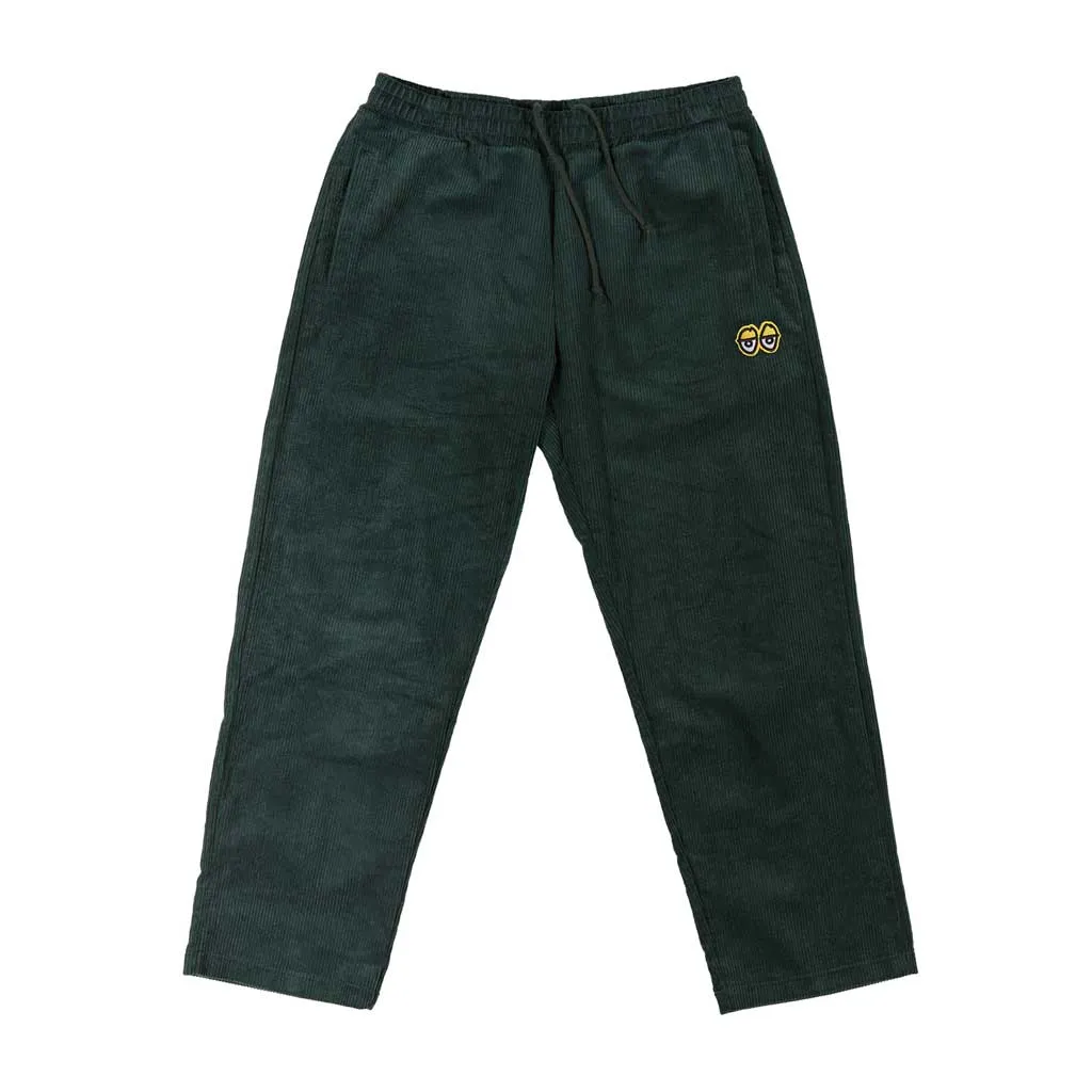 Krooked Eyes Corduroy Pants - Green Cord