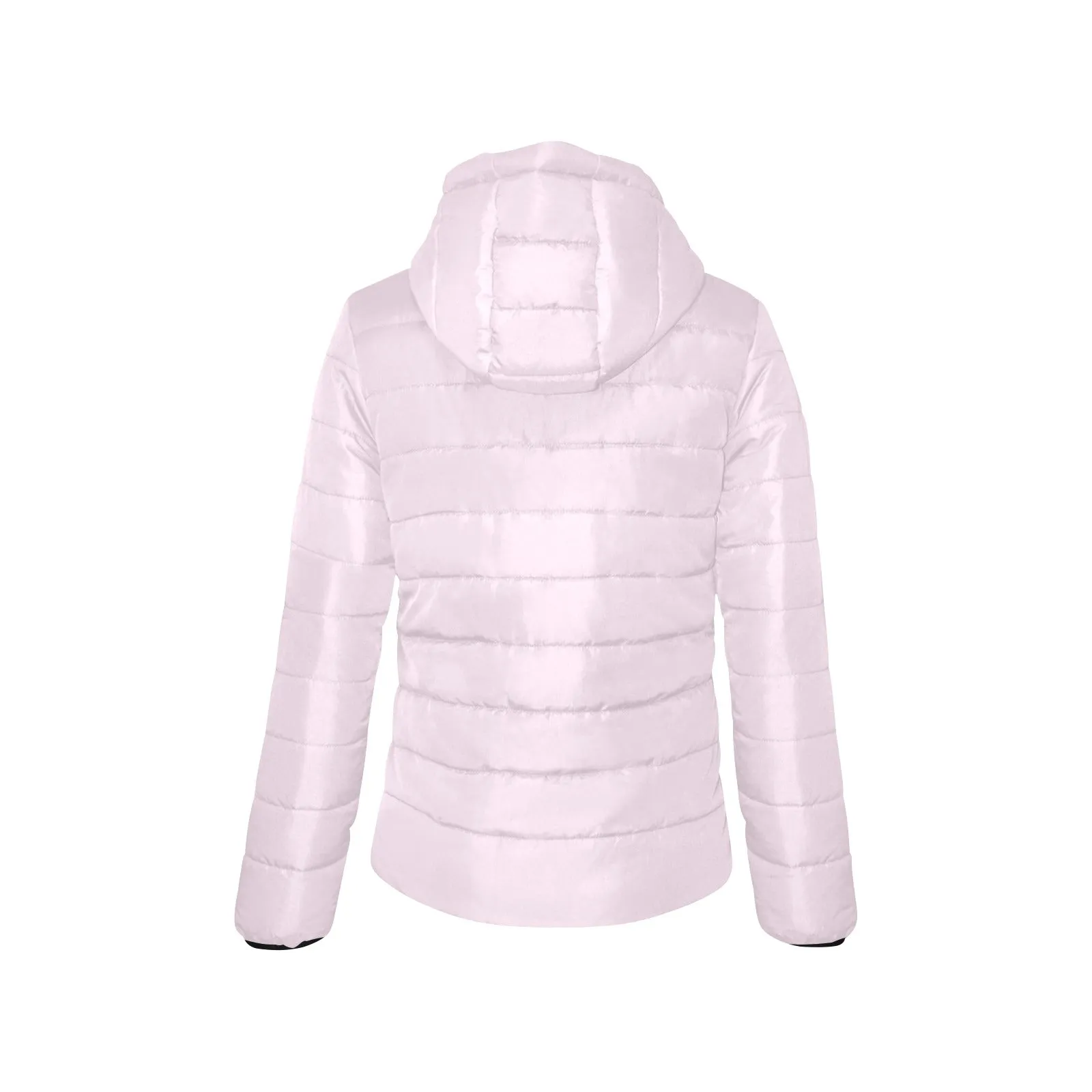 Light PInk Women's Padded Hooded Jacket