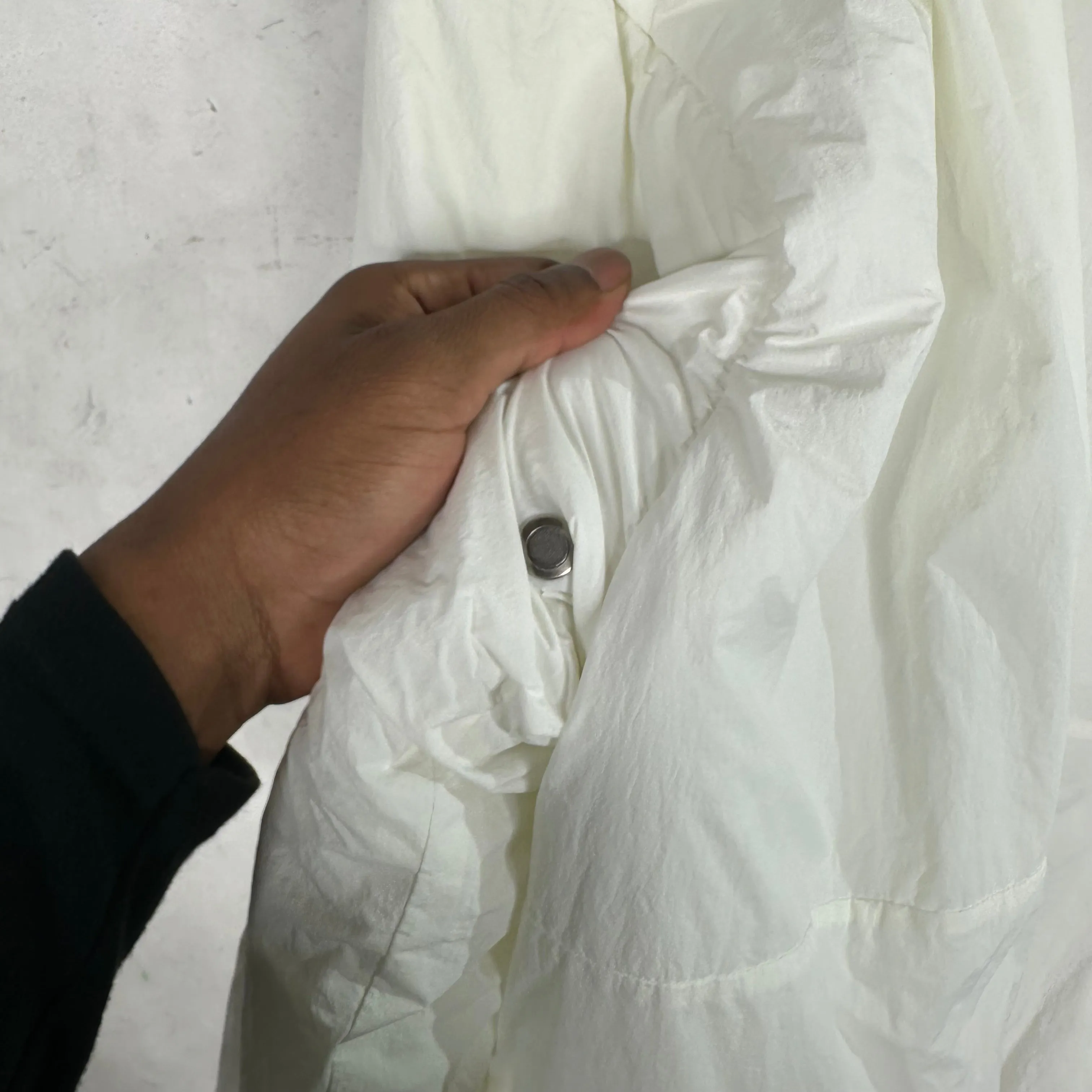 Margiela Padded White Nylon Jacket