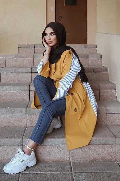 MAYA YELLOW SUMMER TRENCH COAT