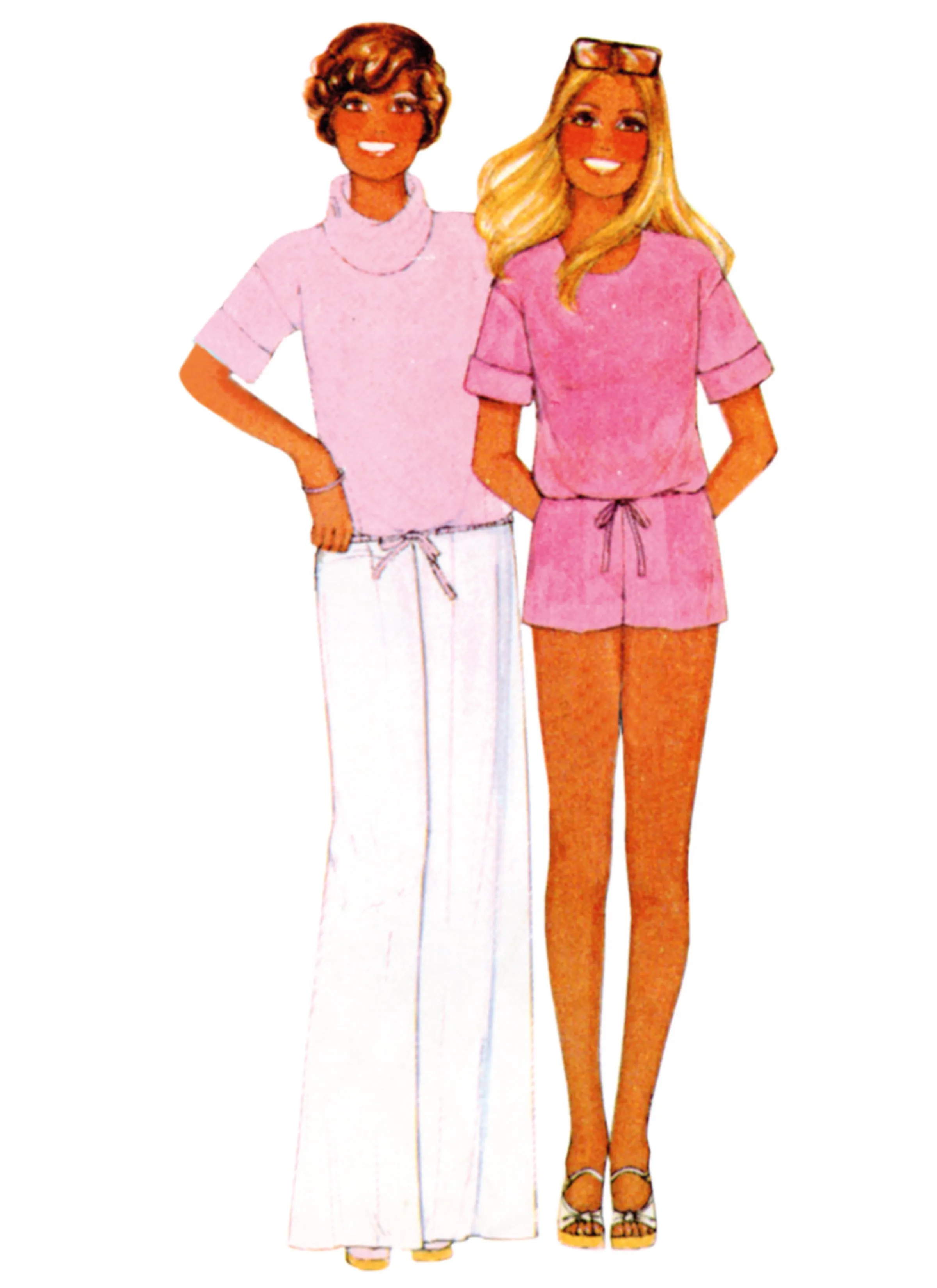 McCall's Sewing Pattern 8493 Misses' Knit Tops, Skirt, Pants and Shorts