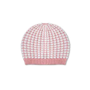 Mini Kardi Pink Check Baby Beanie