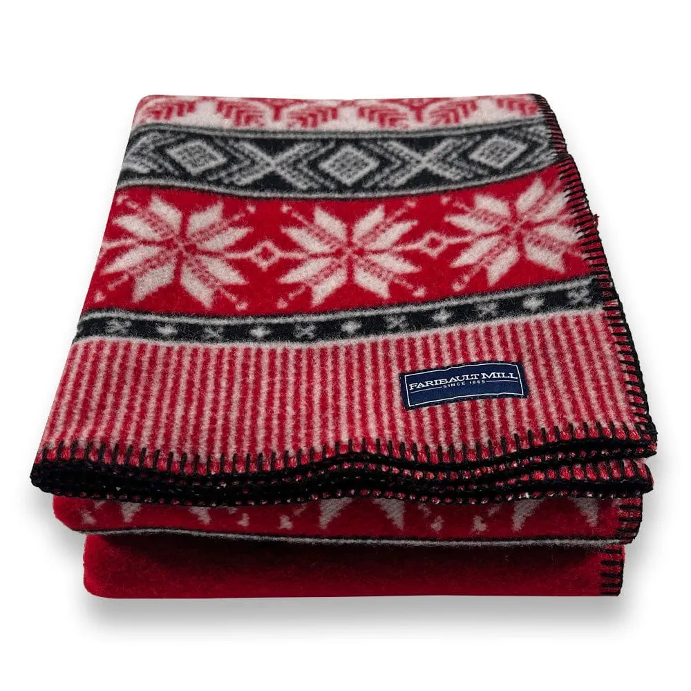 Nordic Wool Throw Blanket