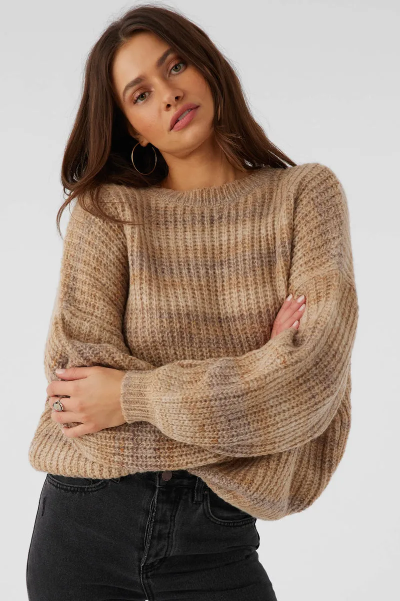 O'Neill Bayou Sweater-Tobacco Brown