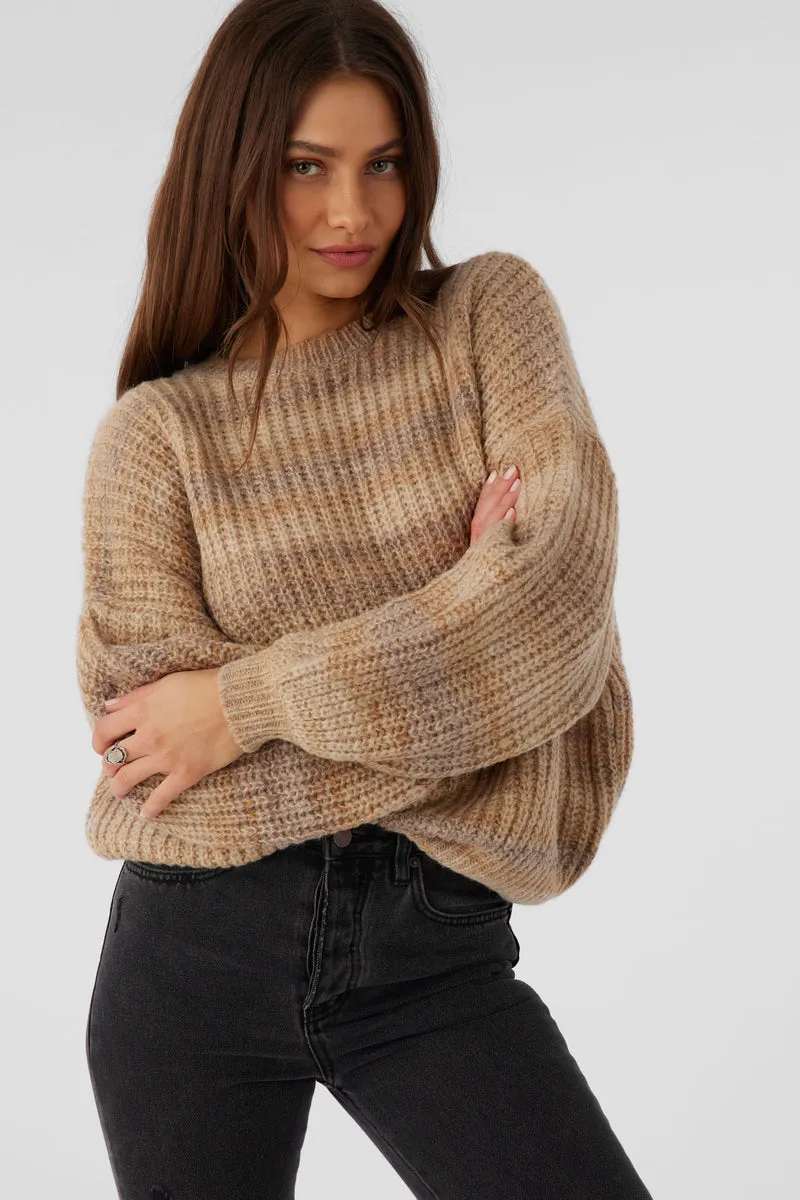 O'Neill Bayou Sweater-Tobacco Brown