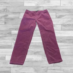 Pants Corduroy By Talbots In Purple, Size: 14