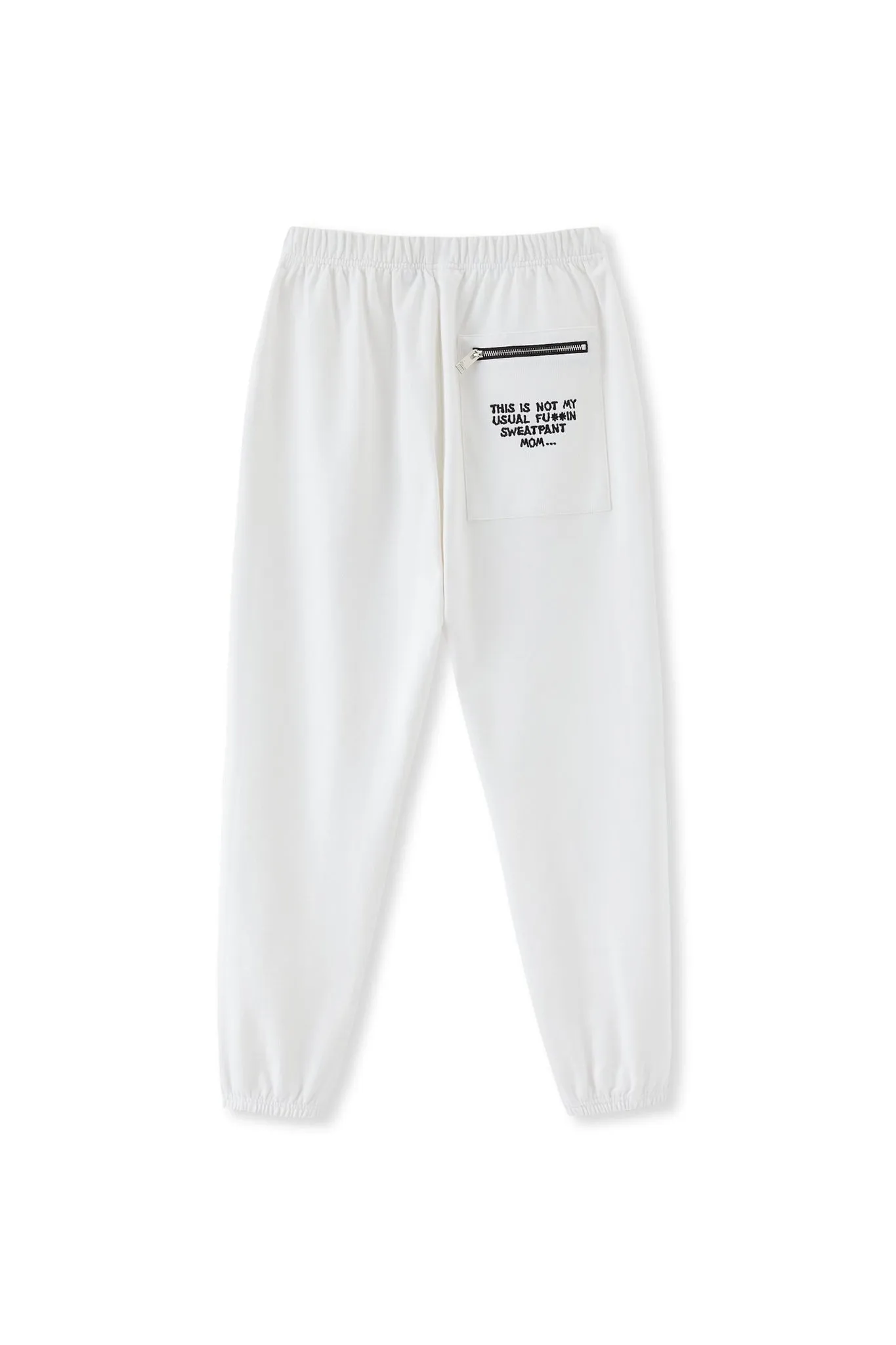 PUNWORLD FLEECE SWEATPANTS WHITE