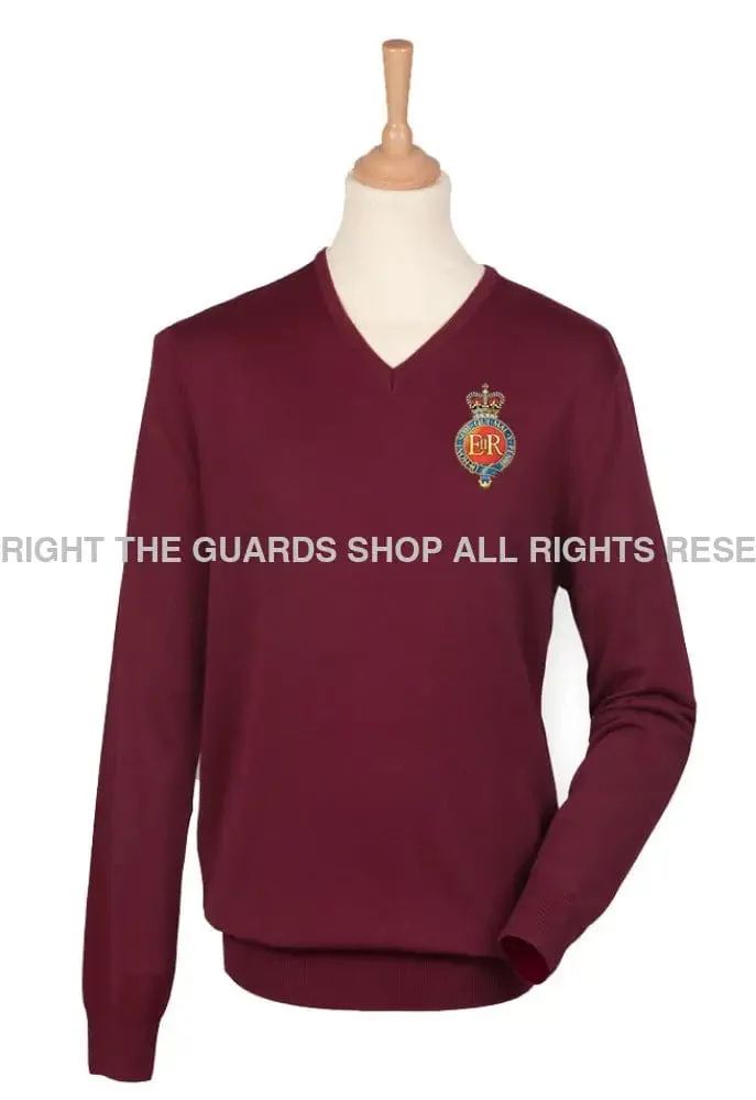 The Household Cavalry Lightweight V Neck Sweater