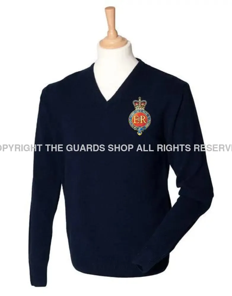 The Household Cavalry Lightweight V Neck Sweater