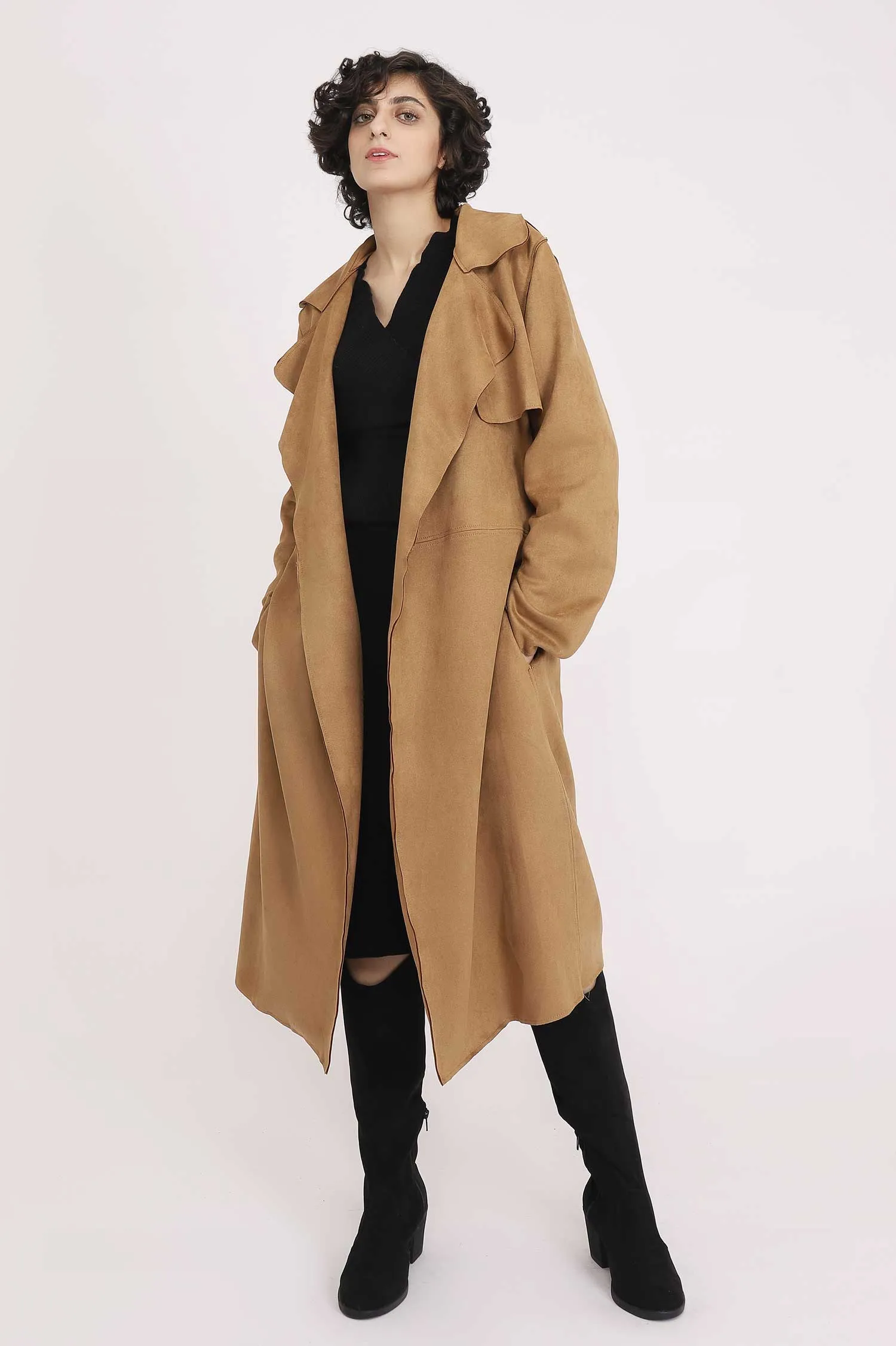 TRENCH COAT-CAMEL