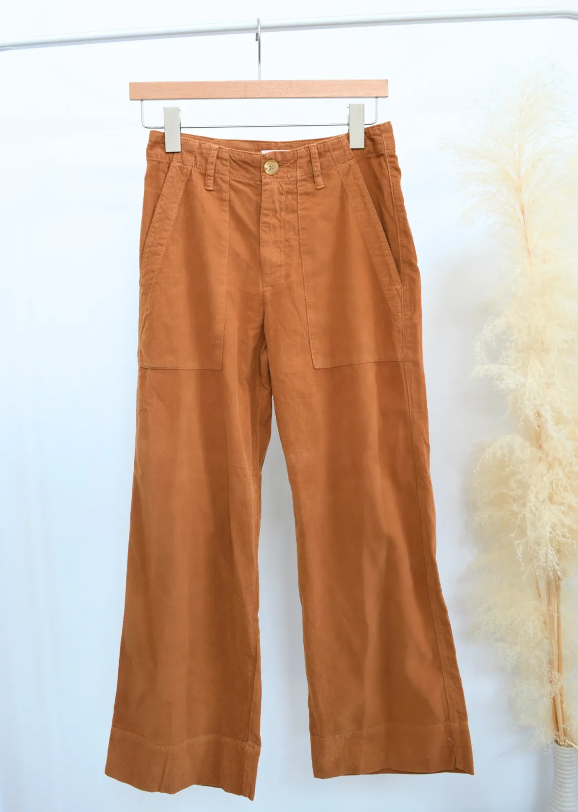 Velvet Vera Cotton Corduroy Cropped Pant