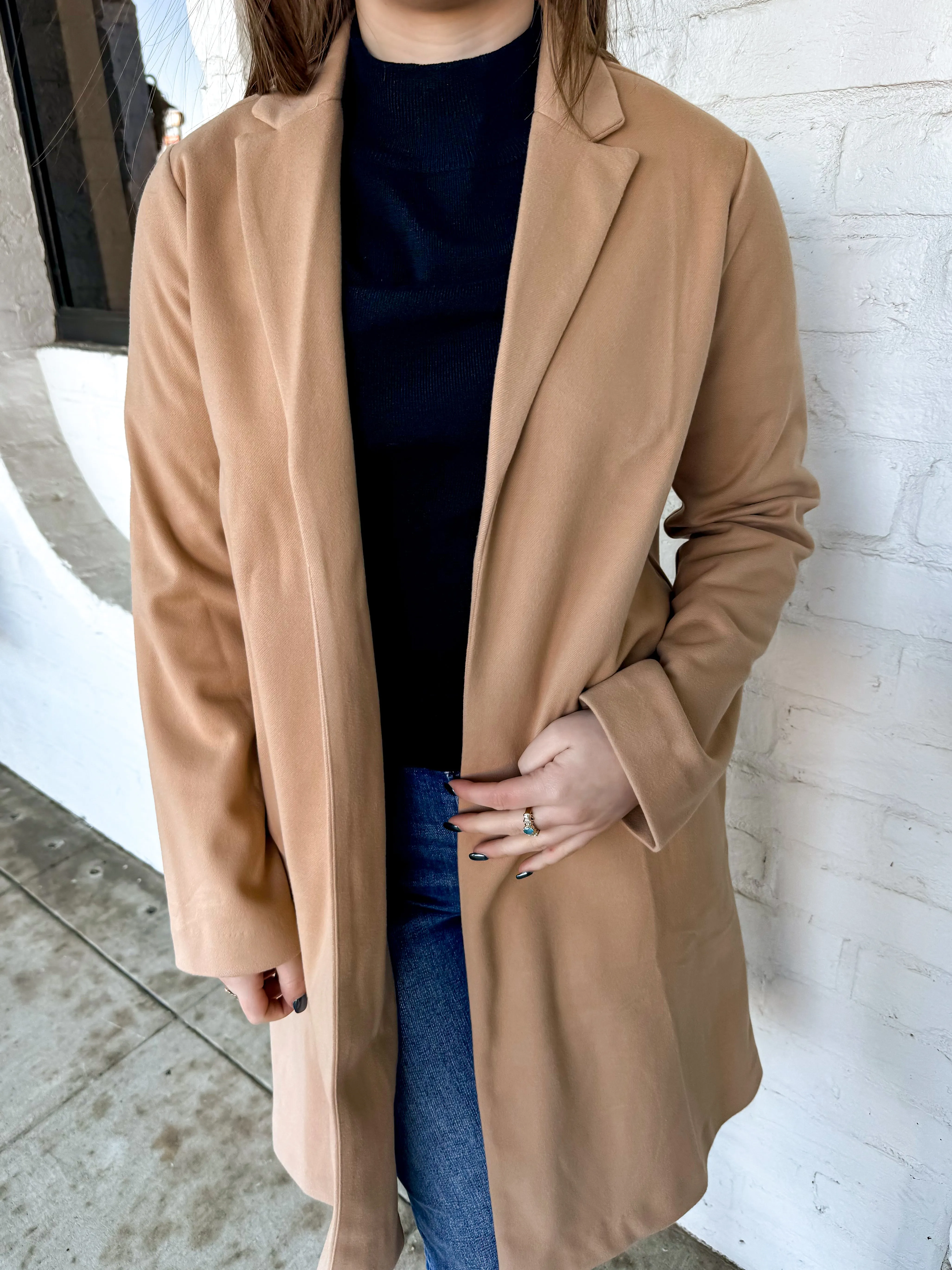 With Envy Coat Camel